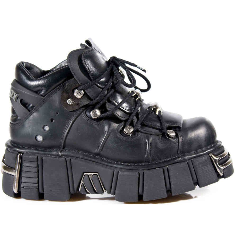 New Rock - M106S1 Lage schoenen - Zwart/Zilverkleurig Product image